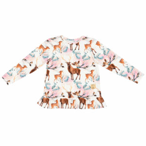 Misioo Shirt Met Lange Mouwen & Ruches | Forest Stories