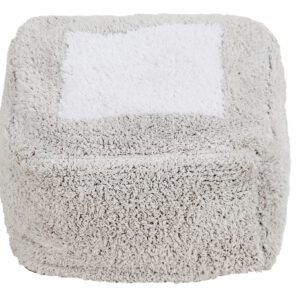 Lorena Canals Poef Marshmallow Square | Pearl Grey