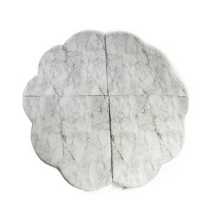 Misioo Speelmat - Bloem - White Marble
