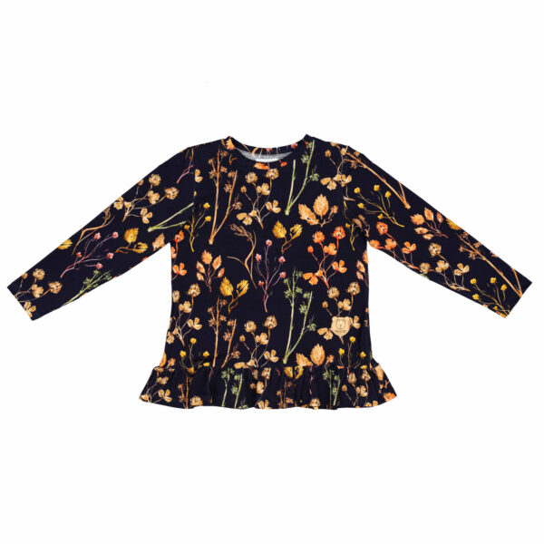Misioo Shirt Met Lange Mouwen & Ruches | Forest Meadow