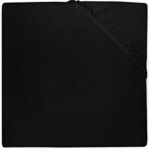 Hoeslaken Boxmatras Jollein Jersey Black 75x95
