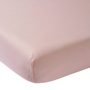Hoeslaken Ledikant Meyco Jersey 60x120 Warm Pink