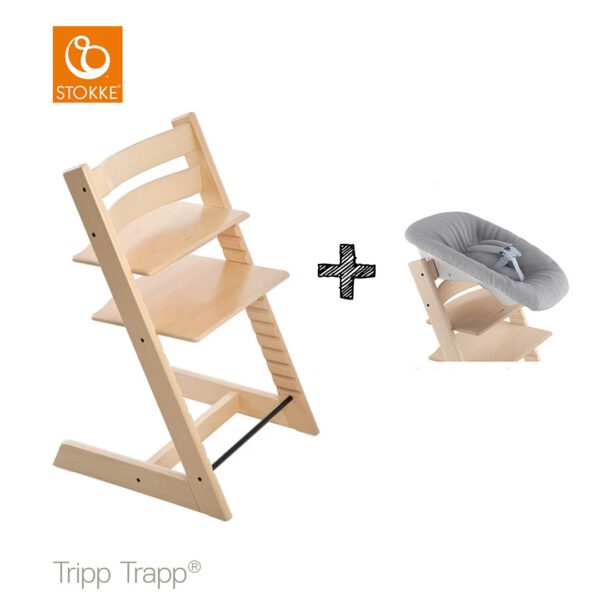 Kinderstoel Stokke® Tripp Trapp® Natural met Newbornset