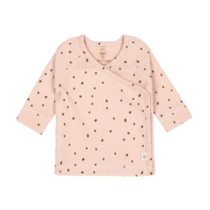 Lässig Kimono Shirt GOTS Dots powder pink