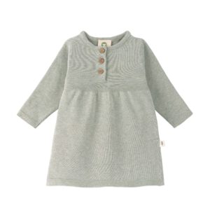Lässig Knitted Dress GOTS Garden Explorer - Aqua Grey