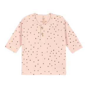 Lässig Long Sleeve Shirt GOTS Dots powder pink