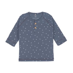 Lässig Long Sleeve Shirt GOTS Triangle blue