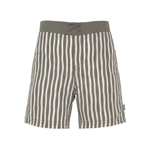 Lässig Splash&Fun Board Shorts boys - Stripes olive 18 months - Zwempakken