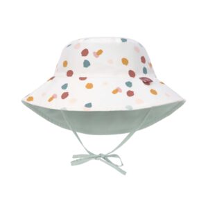 Lässig Splash&Fun Sun Protection Bucket Hat - Spotted white 03-06 months - Kleding