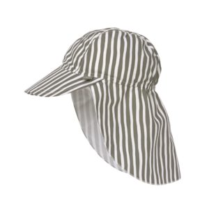 Lässig Splash&Fun Sun Protection Flap Hat - Stripes olive 03-06 months - Kleding