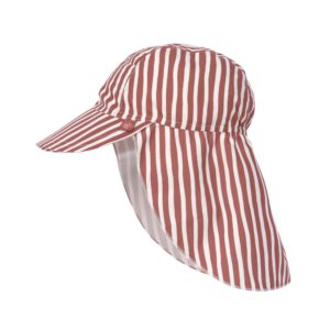 Lässig Splash&Fun Sun Protection Flap Hat - Stripes red 03-06 months - Kleding