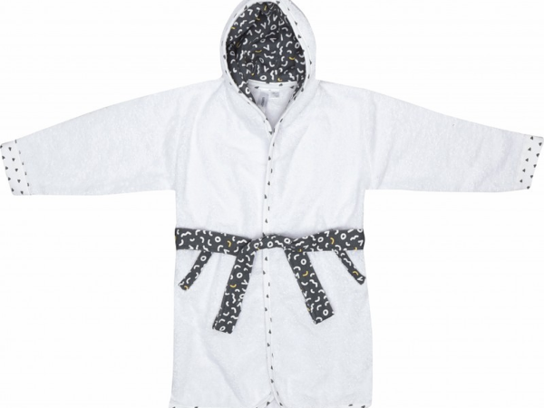 Luma Badjas Memphis Grey - Babybad accessoires