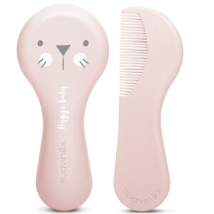 Suavinex Brush-Comb Set - Pink - Haarverzorging